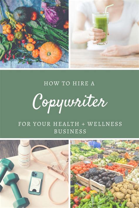 health and wellness copywriter